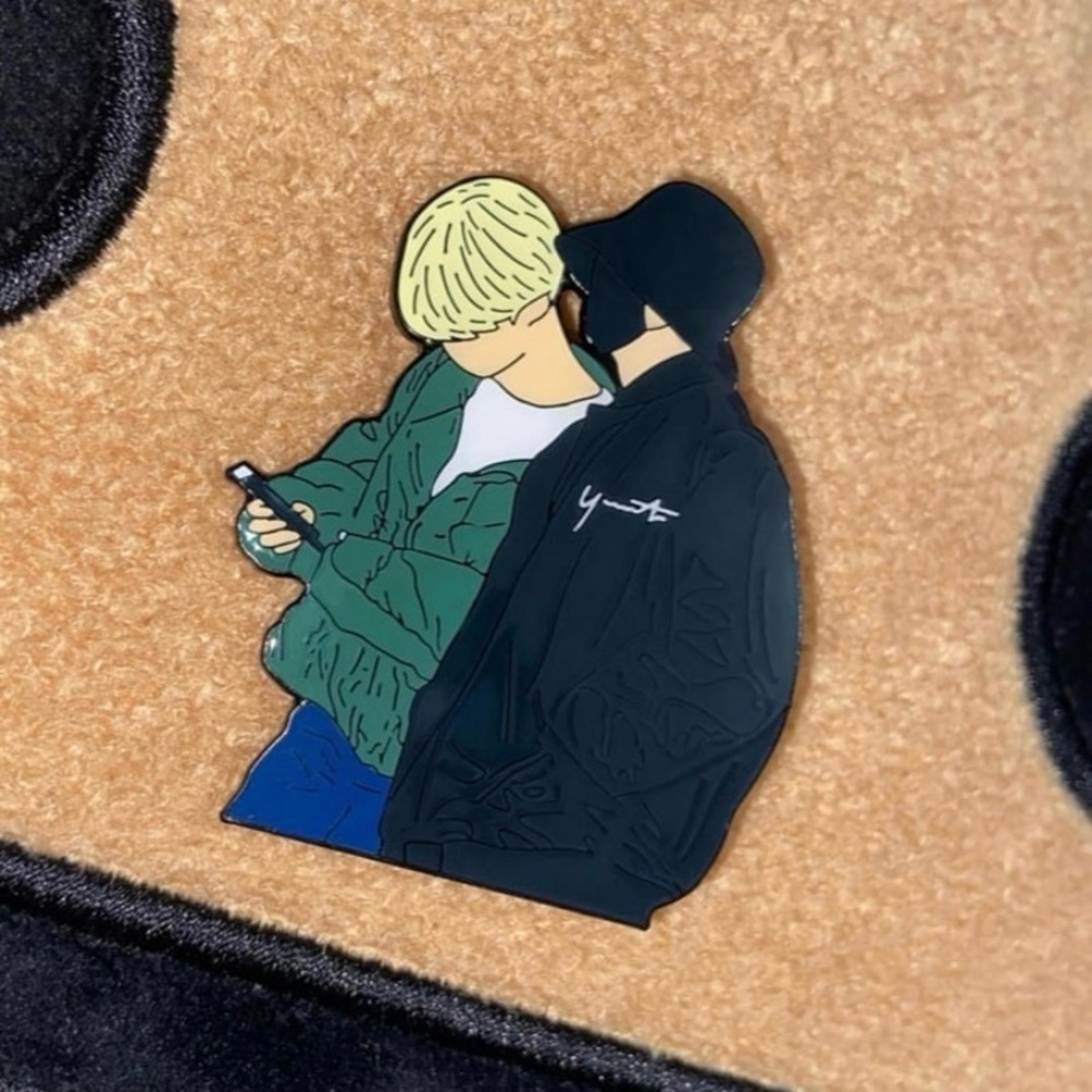 BTS Jikook Jimin Jungkook Enamel Pins | A GRADE - Picture 6 of 7
